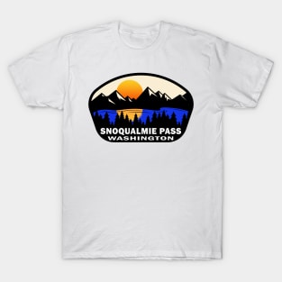 Snoqualmie Pass Washington Skiing Ski WA T-Shirt